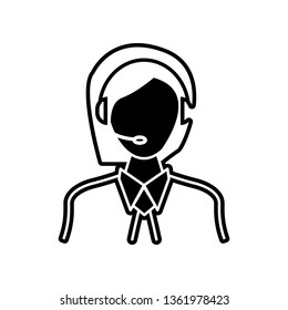 dispatcher icon. Element of Proffecions for mobile concept and web apps icon. Glyph, flat icon for website design and development, app development