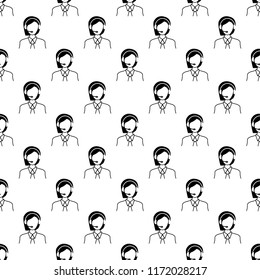 dispatcher icon in pattern style. One of Proffecions collection icon can be used for UI, UX