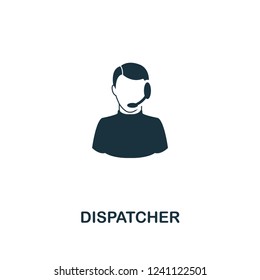 Dispatcher icon. Premium style design from public transport collection. UX and UI. Pixel perfect dispatcher icon for web design, apps, software, printing usage.