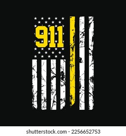 Dispatcher Shirt 911 USA Flag Dispatcher funny t-shirt design svg