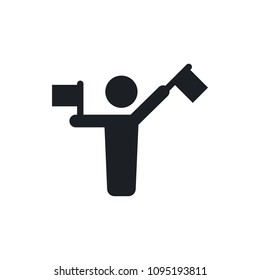dispatcher vector icon