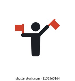 dispatcher vector icon