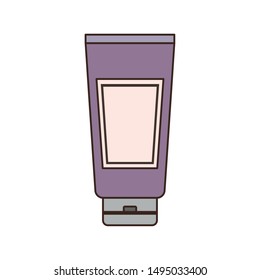 dispenser bottle on white background