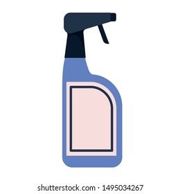 dispenser bottle on white background
