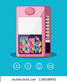 dispenser of candies machine electronic