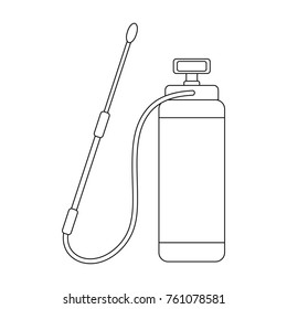 Dispenser for disinfection single icon in outline style for design.Pest Control Service vector symbol stock illustration web.