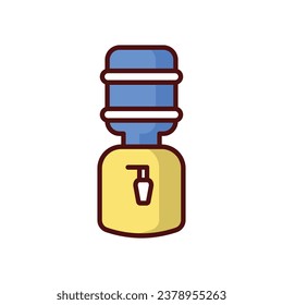 Dispenser icon isolate white background vector stock illustration
