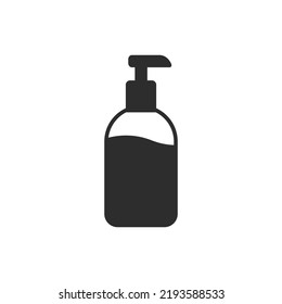 Dispenser icon. Monochrome black and white symbol. Vector illustration