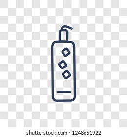 Dispenser icon. Trendy linear Dispenser logo concept on transparent background from Summer collection
