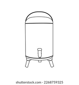 diseño de símbolo de ilustración vectorial de icono de dispensador