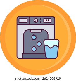 Dispenser Line vector Icon Design