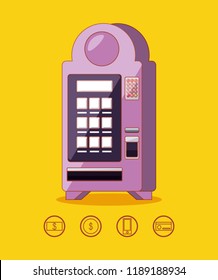 Dispenser Machine Electronic Stock Vector (Royalty Free) 1189188934 ...