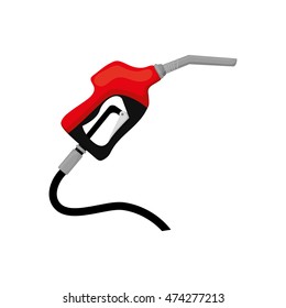 dispenser oil industry petroleum gasoline icon. Isolated and flat illustration. Vector graphic