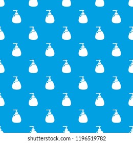 Dispenser pump cosmetic pattern vector seamless blue repeat for any use