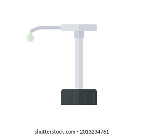 dispenser pump for cosmetics with drop