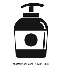 Dispenser soap icon. Simple illustration of dispenser soap vector icon for web design isolated on white background