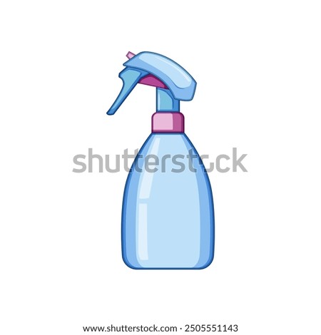 dispenser spray bottle cartoon. atomizer pump, refillable plastic, glass cleaning dispenser spray bottle sign. isolated symbol vector illustration