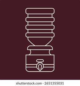 Dispenser trendy vetor importante importante Design de ilustração encantador fundo colorido.eps