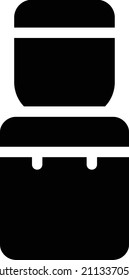 Dispenser Vector illustration on a transparent background.Premium quality symmbols.Glyphs vector icon for concept and graphic design.