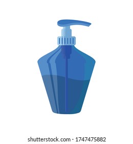 dispensing bottle on white background vector illustration design