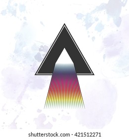 Dispersion abstract illustration.