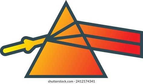 Dispersion vector icon. Can be used for printing, mobile and web applications.