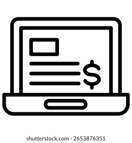 Display Ads Icon Element For Design