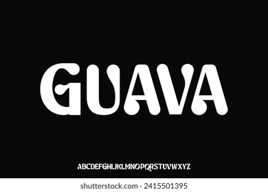 Mostrar el diseño del vector del tipo de letra del alfabeto adecuado para titular, afiche, título, logotipo, álbum y más