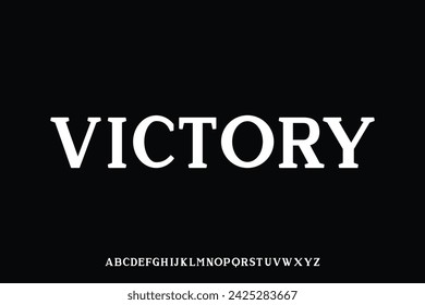 Display alphabet font vector design suitable for headline, poster, logo, cover design and many more