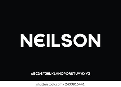 Display alphabet font vector design suitable for headline, poster, magazine, logo, and many more