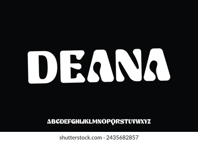 Display alphabet font vector design, suitable for headline, logotype, poster design and many more
