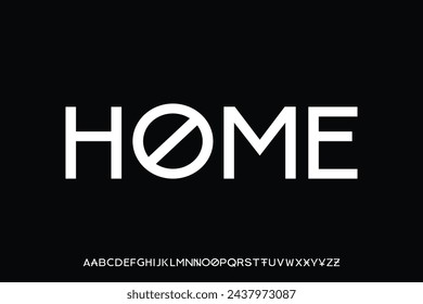 Display alphabet font vector design suitable for headline, poster, logo, logotype and many more