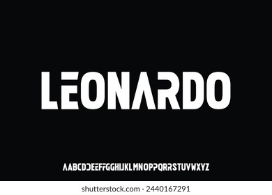 Display alphabet font vector design suitable for headline, poster, logo, logotype and many more