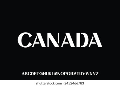 Display alphabet font vector design suitable for headline, poster, banner, logo, and many more
