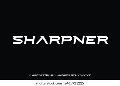 Display alphabet font vector design suitable for headline, poster, logo and many more