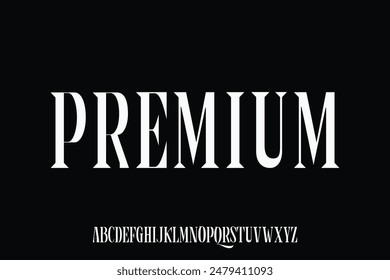 Display Alphabet Schriftart Vektorgrafik Design geeignet für Überschrift, Poster, Logo, Album und vieles mehr