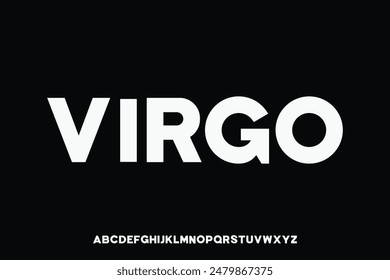 Display alphabet font vector design suitable for headline, poster, logo, album and many more