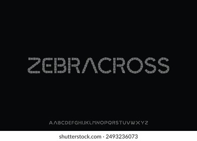 Display alphabet font vector design suitable for headline, poster, banner and many more