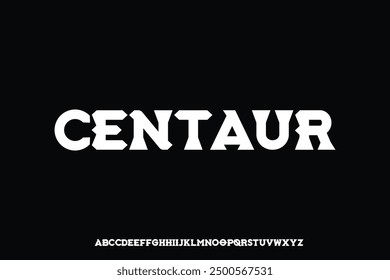 Display alphabet font vector design suitable for headline, poster, logo and many more