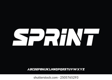 Display alphabet font vector design suitable for headline, poster, logo and many more
