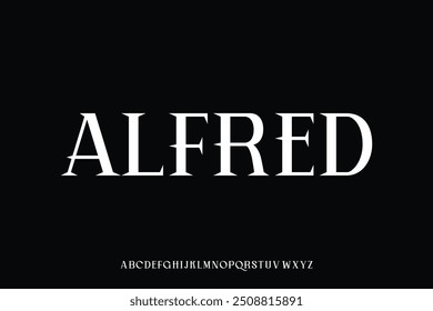 Display alphabet font vector design suitable for headline, poster, logo and many more