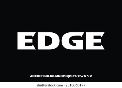 Display alphabet font vector design suitable for headline, poster, logo and many more