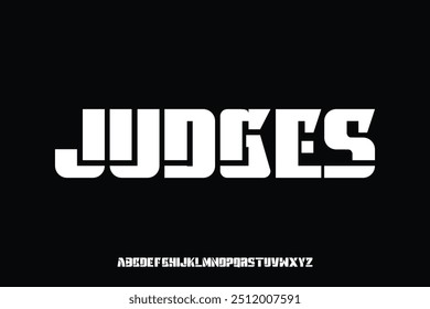 Display alphabet font vector design suitable for headline, poster, logo and many more