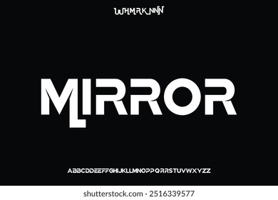Display alphabet font vector design suitable for headline, poster, logo and many more