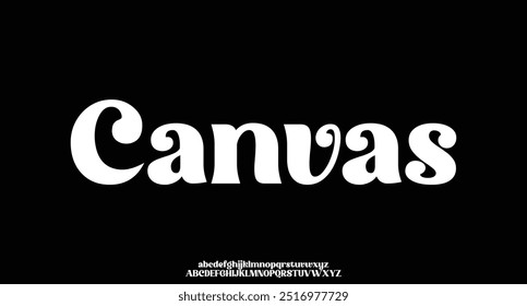 Display alphabet font vector design suitable for headline, poster, magazine, logo, and many more