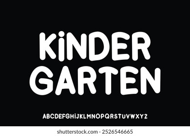 Display alphabet font vector design suitable for headline, poster, logo and many more