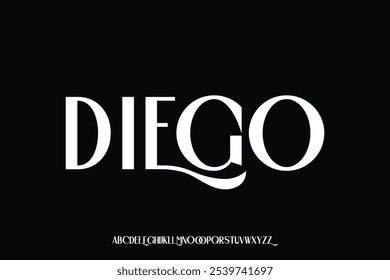 Display alphabet font vector design suitable for headline, poster, logo, magazine and many more