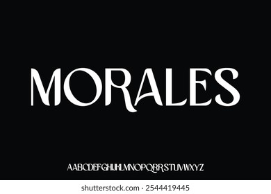 Exibir alfabeto fonte vetor design adequado para título, cartaz, logotipo, revista e muitos mais