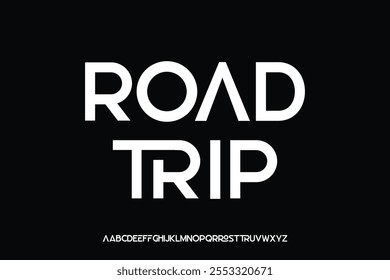 Display alphabet font vector design suitable for headline, poster, logo, magazine and many more