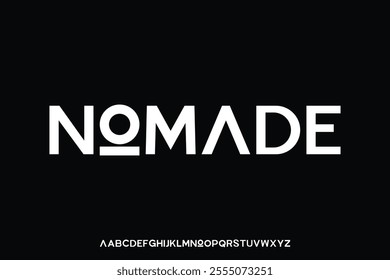 Display alphabet font vector design suitable for headline, poster, logo, magazine and many more